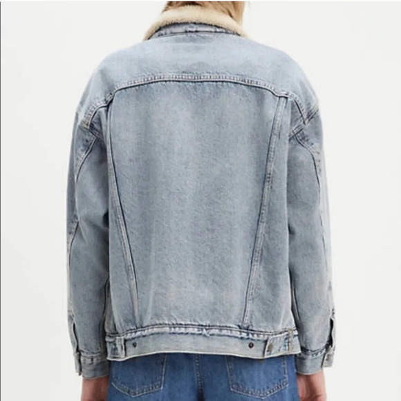 Levi’s dad Sherpa trucker denim‎ jacket size x-small - Picture 12 of 12